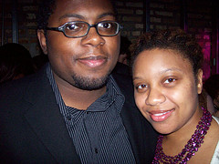 My boyfriend and I at his movie premiere party of `The Wait`. Crobar, Chicago. 11.17.2007