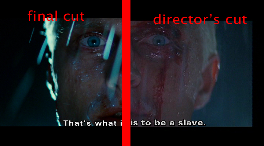Rutger Hauer in Blade Runner (Comparing the Cuts)