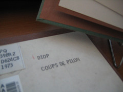 David Mandessi Diop: Coups De Pilon