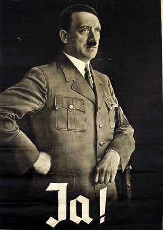 Hitler, Ja! (Propaganda Poster)