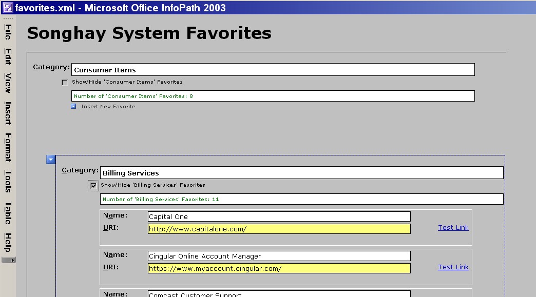 Songhay System Favorites