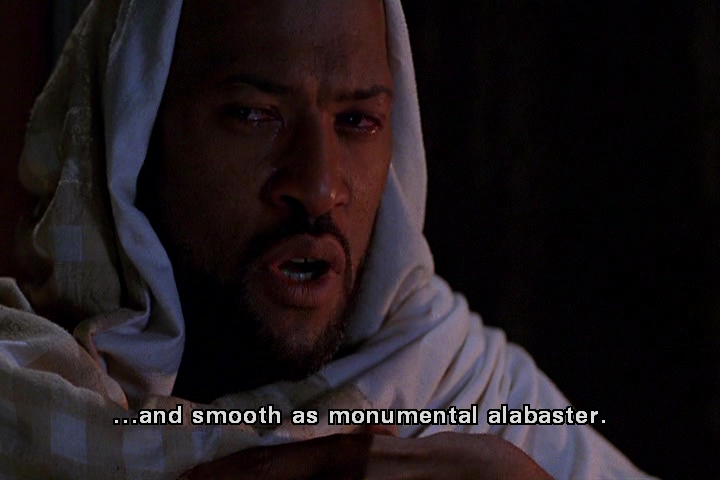 laurence fishburne othello. Lawrence Fishburne in Othello. These words, spoken by a transplanted child 