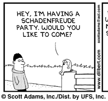 Schadenfreude on Dilbert