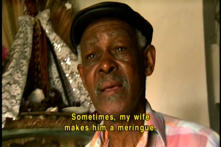 Ibrahim Ferrer with Santería faith in Buena Vista Social Club