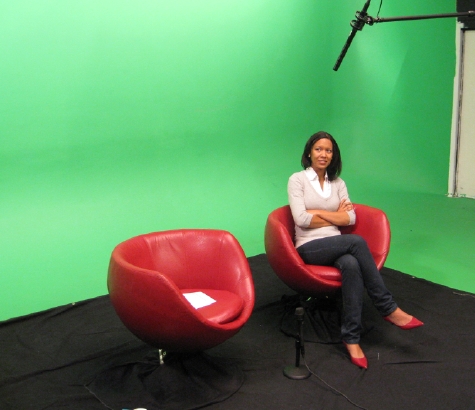 On Sunday, November 23rd, Double 7 Film shot a promo for DOUBLE 7 BOUTIQUE, directed by Benjamin Ahr Harrison. Resident Creative Director, Candice Sanchez McFarlane, is pictured above, between takes.